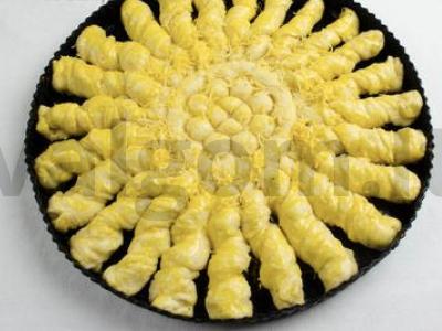 Pyragas "Sunny" su sūriu Žingsnis 13