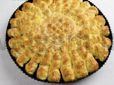 Pyragas "Sunny" su sūriu Žingsnis 14