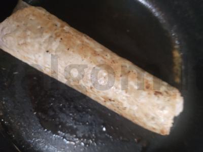 Šokoladiniai bananai pitos duonoje Žingsnis 4