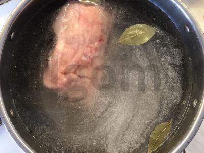 Žirnių sriuba su vištienos sultiniu Žingsnis 1