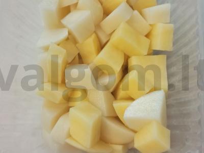 Kūdikių žirnių sriuba Žingsnis 1