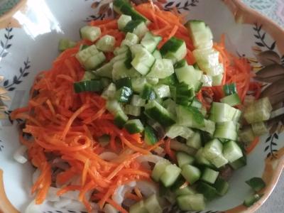 Salotos "Heartbreaker" su vištienos širdelėmis Žingsnis 6