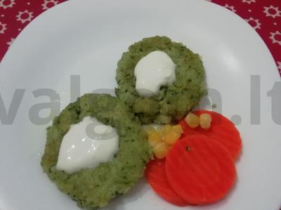 Žiedinių kopūstų pyragėliai su špinatais pagrindine nuotrauka