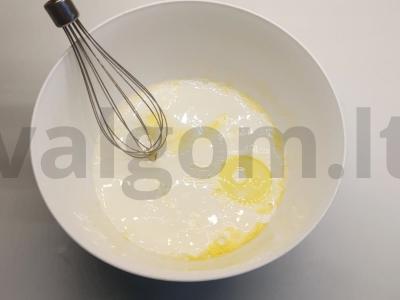 Auksiniai grikių blyneliai Žingsnis 1