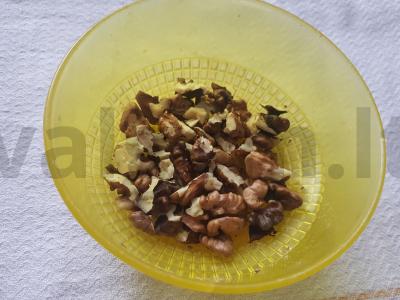 Avižinių dribsnių blynas su bananais ir riešutais Žingsnis 4