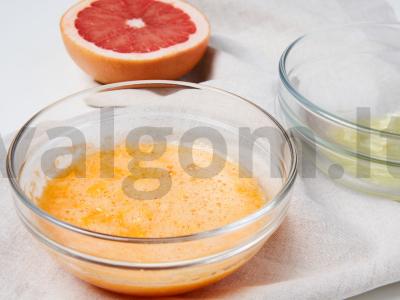 Mandarinų sulčių fraiche su greipfrutais ir laimu Žingsnis 2