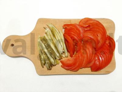 Lengva šavarma su vištienos filė ir daržovėmis Žingsnis 2