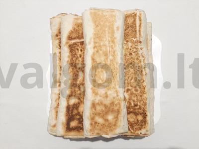 Lengva šavarma su vištienos filė ir daržovėmis pagrindine nuotrauka