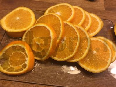 Karamelizuotas apelsinas Žingsnis 1