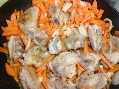 Naminės vištienos šlaunelės su ryžiais Žingsnis 4