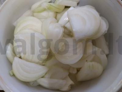 Bulvės su mėsa ant atviros ugnies puode Žingsnis 2