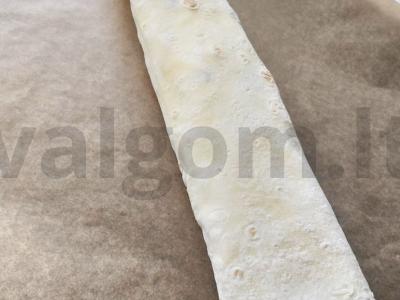 Tartas pita ritinys Žingsnis 2
