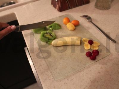 Trifelis su bananais ir kiviais Žingsnis 1