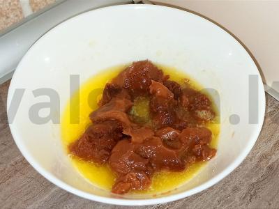 Kukurūzų lazdelės pyragas Žingsnis 2