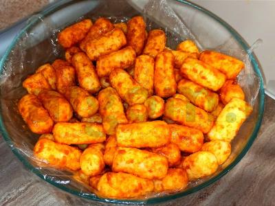 Kukurūzų lazdelės pyragas Žingsnis 5