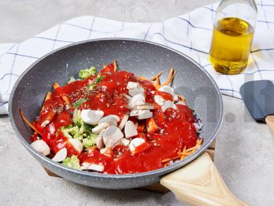 Vegetariškas Bolonijos padažas Žingsnis 2