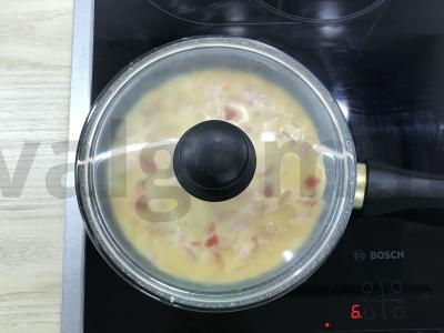 Frittata su dešra ir mocarela Žingsnis 3