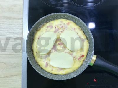 Frittata su dešra ir mocarela Žingsnis 4