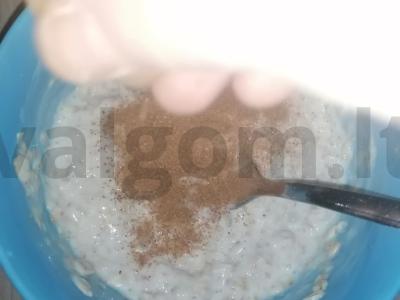 Obuolių paplotėliai ant kefyro Žingsnis 3