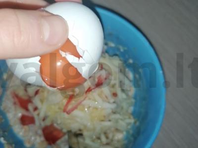 Obuolių paplotėliai ant kefyro Žingsnis 6