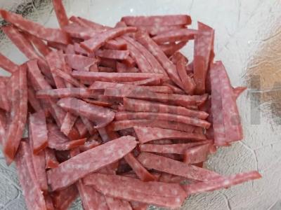 Salotos su omleto blyneliais Žingsnis 5