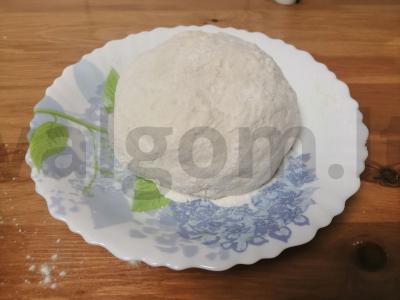 Chebureks apie mineralinį vandenį "Fine crunch" Žingsnis 3