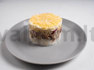 Salotos su sardinėmis ir ananasais Žingsnis 4
