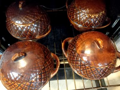 Puoduose keptos bulvės su mėsa Žingsnis 8