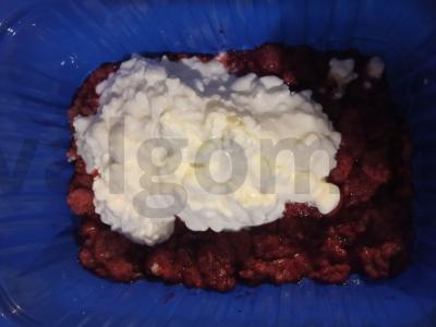 Varškės putėsiai su avietėmis Žingsnis 2