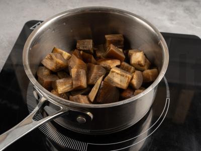 Žiemos baklažanų salotos Žingsnis 3