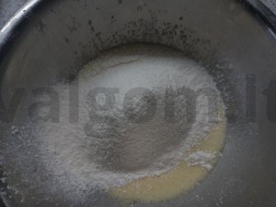 "Vienos vafliai". Žingsnis 2