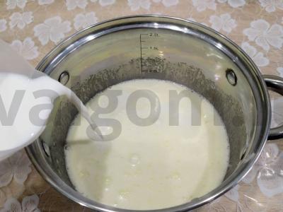 Plombiere pyragas be orkaitės Žingsnis 4