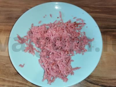 Bulvių ir avižinių dribsnių paplotėliai su dešra Žingsnis 3