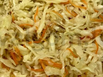 Įlankos pyragas su pikantiškais kopūstais Žingsnis 2