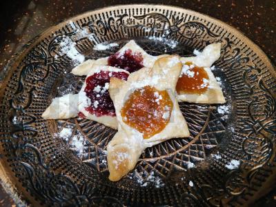 Flapjacks su vaisių konfitais Žingsnis 9