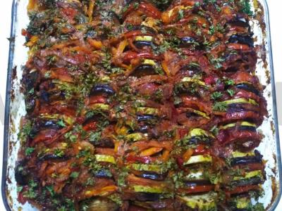 Ratatouille su baklažanais ir cukinijomis Žingsnis 4