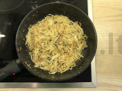 Kepti kopūstų paplotėliai Žingsnis 6
