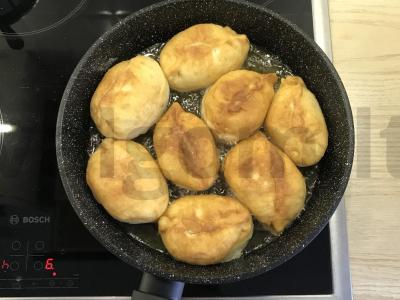 Kepti kopūstų paplotėliai Žingsnis 8
