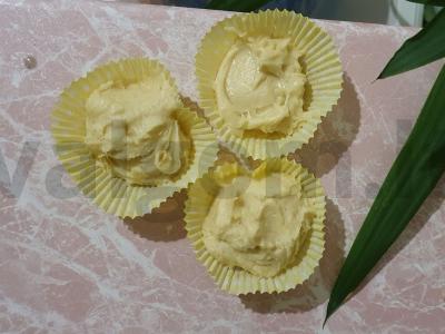 Kalėdų eglutės keksiukai Žingsnis 3