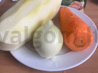 gavėnios patiekalas "Yummy Zucchini". Žingsnis 1
