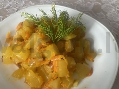 gavėnios patiekalas "Yummy Zucchini". pagrindine nuotrauka