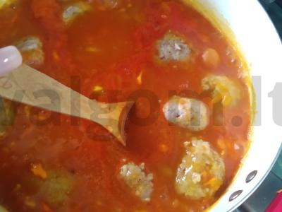 "Maltos jautienos ežiukai. Žingsnis 4