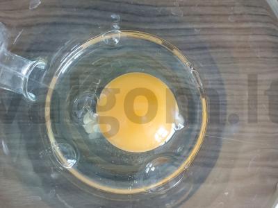 Vanilinis keksiukas mikrobangų krosnelėje. Žingsnis 1