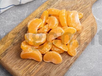 Kompotas su mandarinais, gervuogėmis ir avietėmis Žingsnis 1
