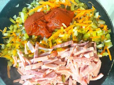Aromatinga mišrainė su mėsa Žingsnis 4