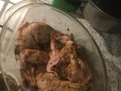 Vištiena, kepta su pesto padažu Žingsnis 3