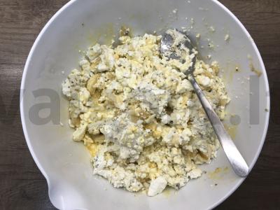 Sūrio pyragas su chia sėklomis Žingsnis 2