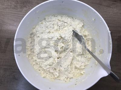 Sūrio pyragas su chia sėklomis Žingsnis 3