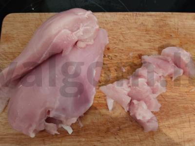 Bulgur su vištienos filė Žingsnis 1