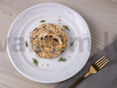 Greitos salotos su konservuota žuvimi ir grybais Žingsnis 7